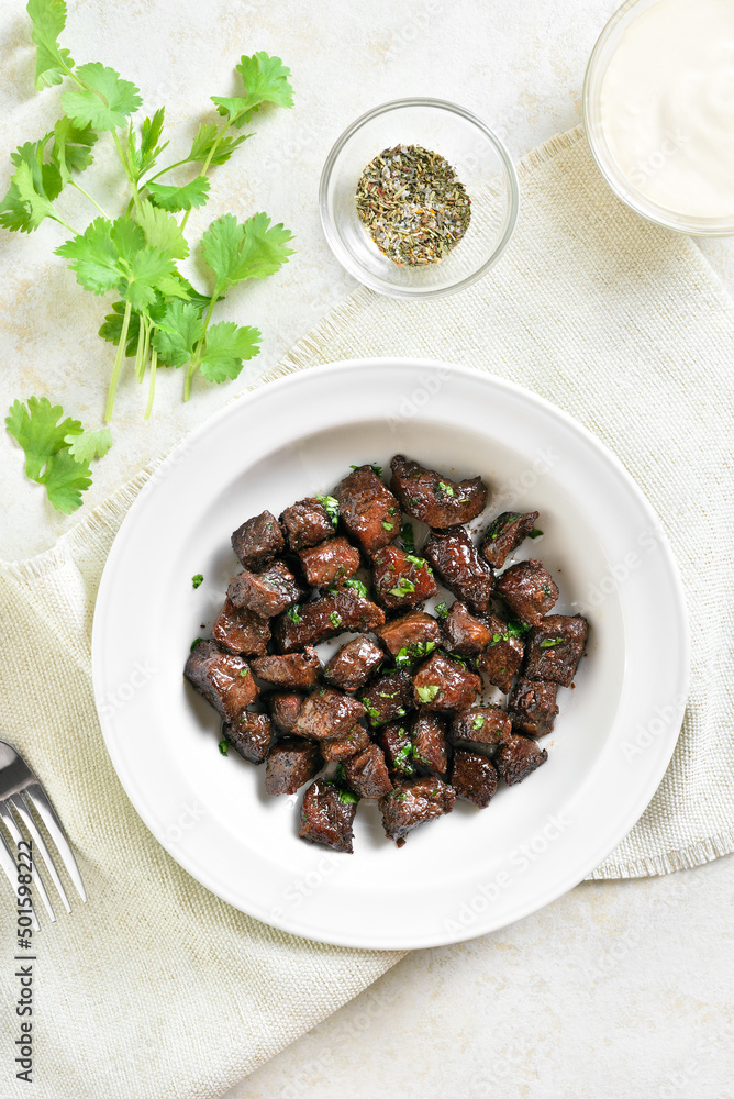 Garlic butter steak bites Garlic butter steak bites