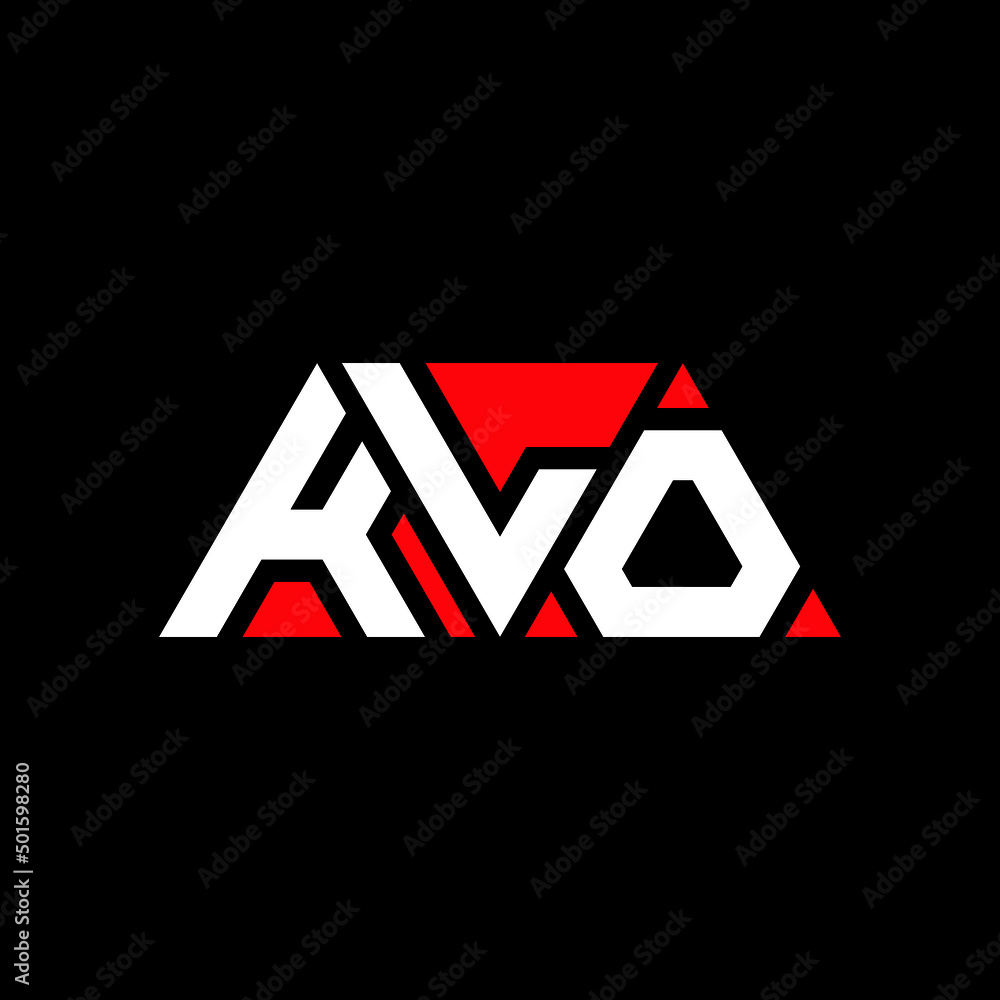 KLO triangle letter logo design with triangle shape. KLO triangle logo ...