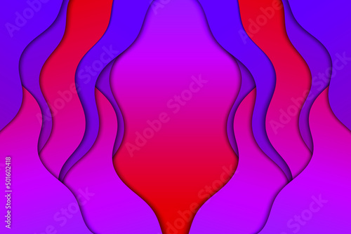 Fototapeta Naklejka Na Ścianę i Meble -  Abstract color wave pattern background. Curve color lines.