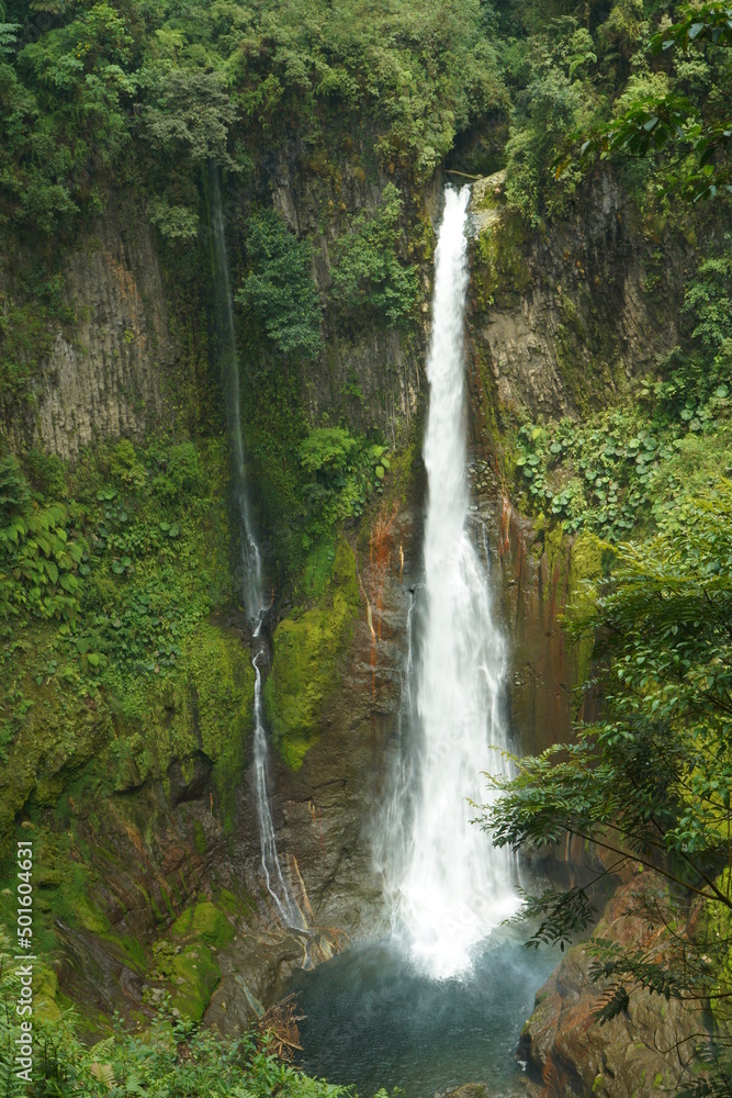 Bajos del Toro Waterfall of Costa Rica Drone