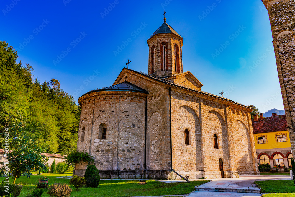 Raca monastery near Bajina Basta in Serbia