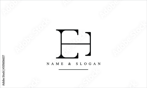 TE, ET, T, E abstract letters logo monogram