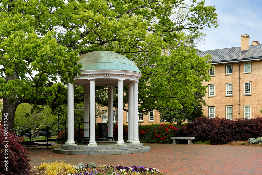 Old Well on the University of North Carolina at Chapel Hill campus at