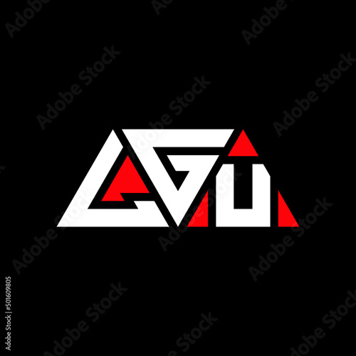 Free Download LGU triangle letter logo design with triangle shape. LGU triangle logo design monogram. LGU triangle vector logo template with red color. LGU triangular logo Simple, Elegant, and Luxurious Logo... - GFXLoad