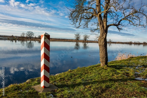 Obraz na płótnie granica Polski w Widuchowej. w salonie