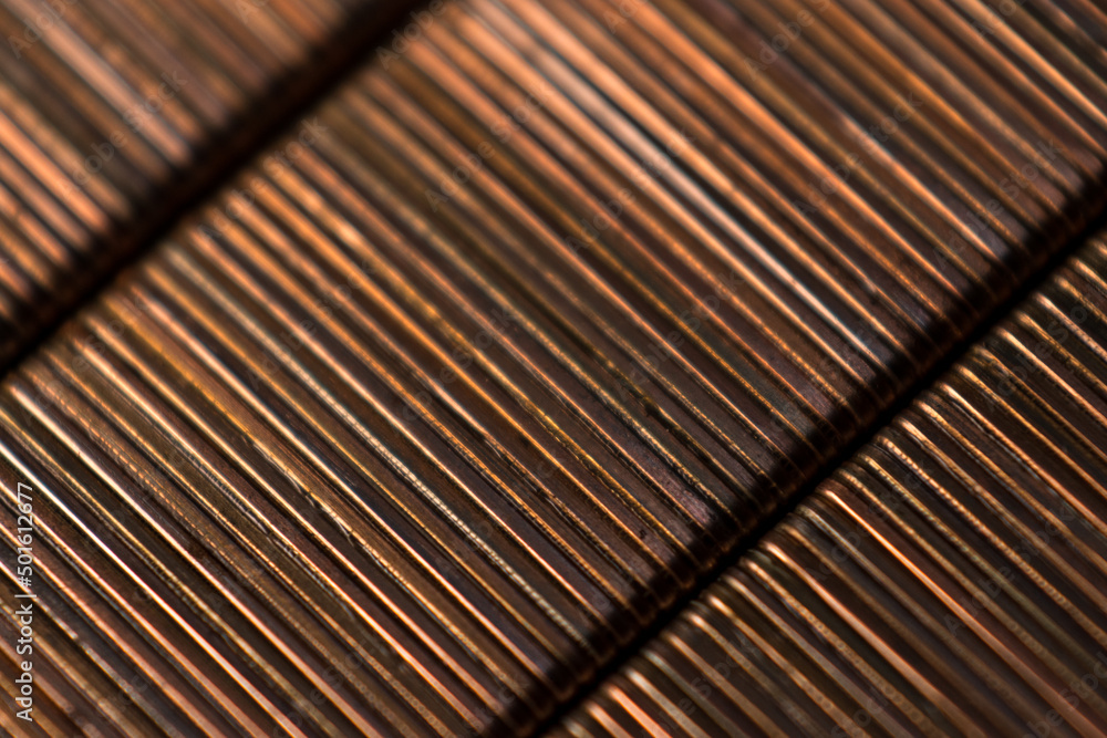 Some bronze metal structures as background Some bronze metal structures as background