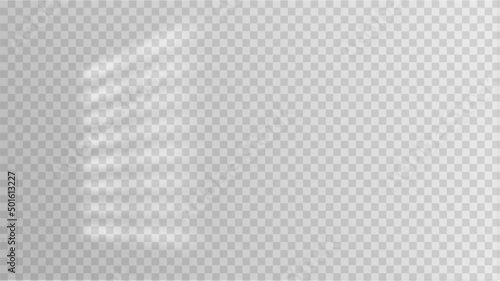Window shadow overlay transparent png background for product flat lay or mockup.