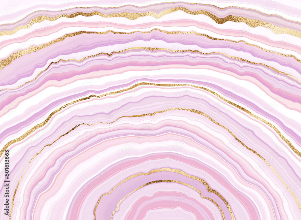 Agate stone wallpaper print design with natural mineral texture and