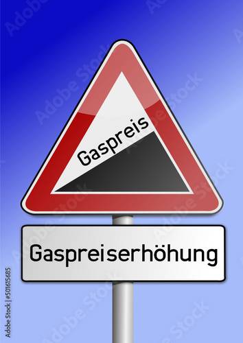 Anstieg Gaspreiserhöhung