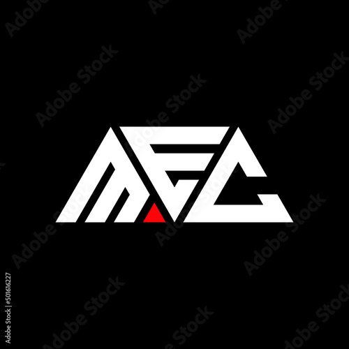 MEC triangle letter logo design with triangle shape. MEC triangle logo design monogram. MEC triangle vector logo template with MEd color. MEC triangular logo Simple, Elegant, and Luxurious Logo...