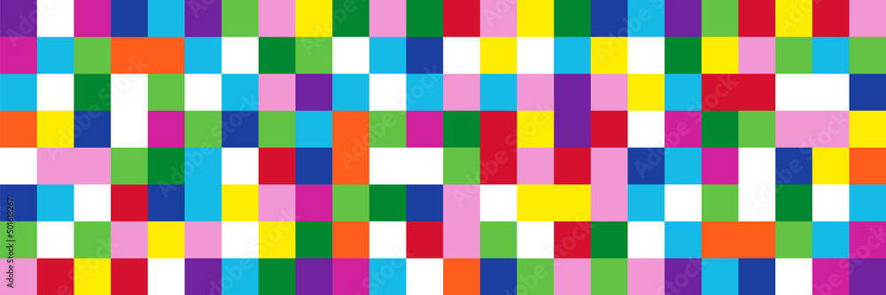 Pixel Background - Digital Vector Pattern 