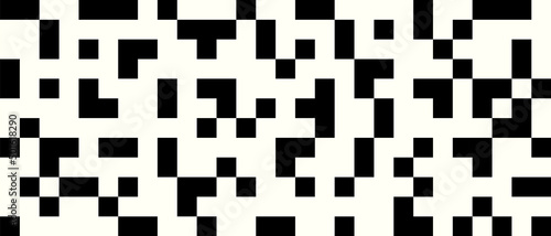 Pixel Background - Digital Vector Pattern 