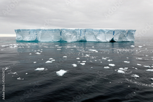 Antartica - Tabular Iceberg in Bransfield Strait photo