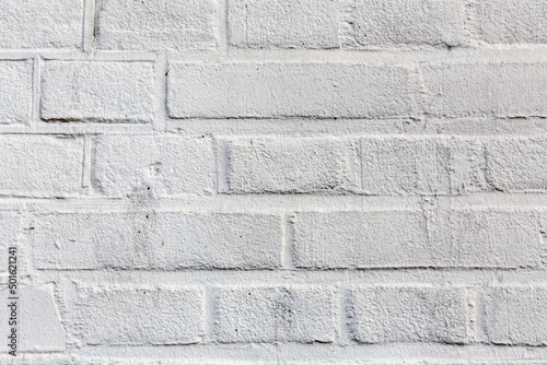 white brick wall grunge texture background