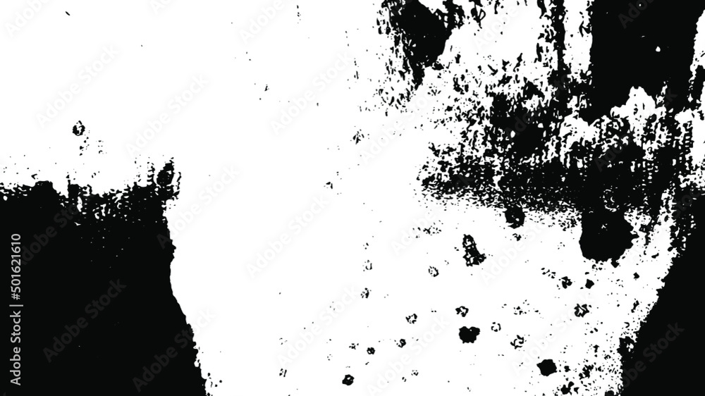 Obraz premium Rustic grunge vector texture with grain and stains. Abstract noise background. Weathered surface. Dirty and damaged. Detailed rough backdrop. Vector graphic illustration with transparent white. EPS10.