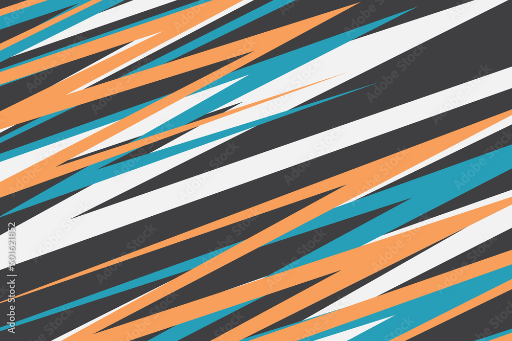 Abstract background with colorful overlapping sharp and zigzag line pattern Abstract background with colorful overlapping sharp and zigzag line pattern