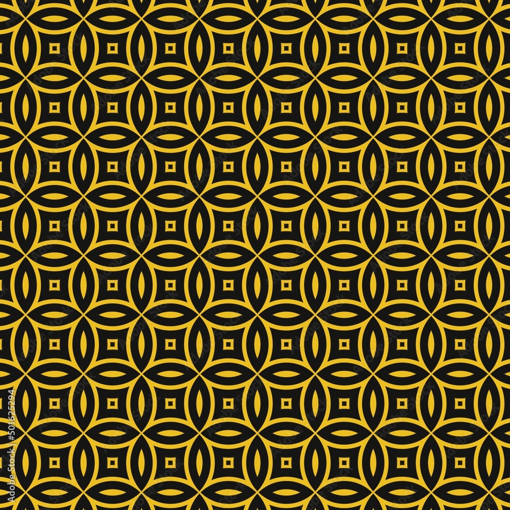 Pattern made of small circles, yellow ad black, rectangular format Pattern made of small circles, yellow ad black, rectangular format