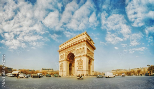 The Arc de Triomphe, Paris, France photo
