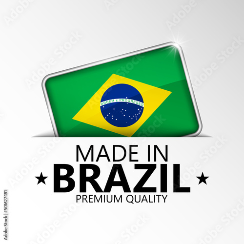 Made in Brazil graphic and label.