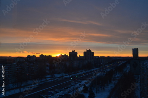 sunrise in Minsk © Елена Желез