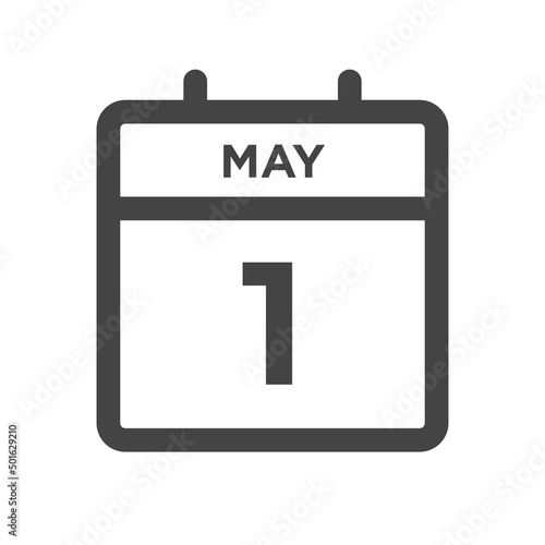 May 1 Calendar Day or Calender Date for a Deadline or Appointment