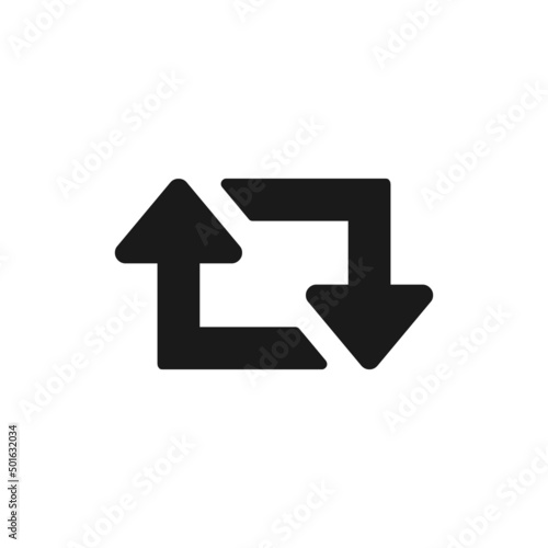 Retweet Vector Icon. Share symbol isolated on white background. Vector EPS 10