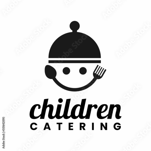children catering logo design template