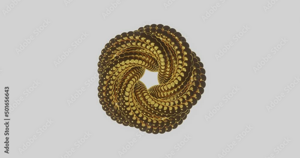 3d abstract element animation