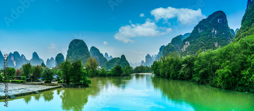Photography Green mountains and green waters in Guilin, Guangxi