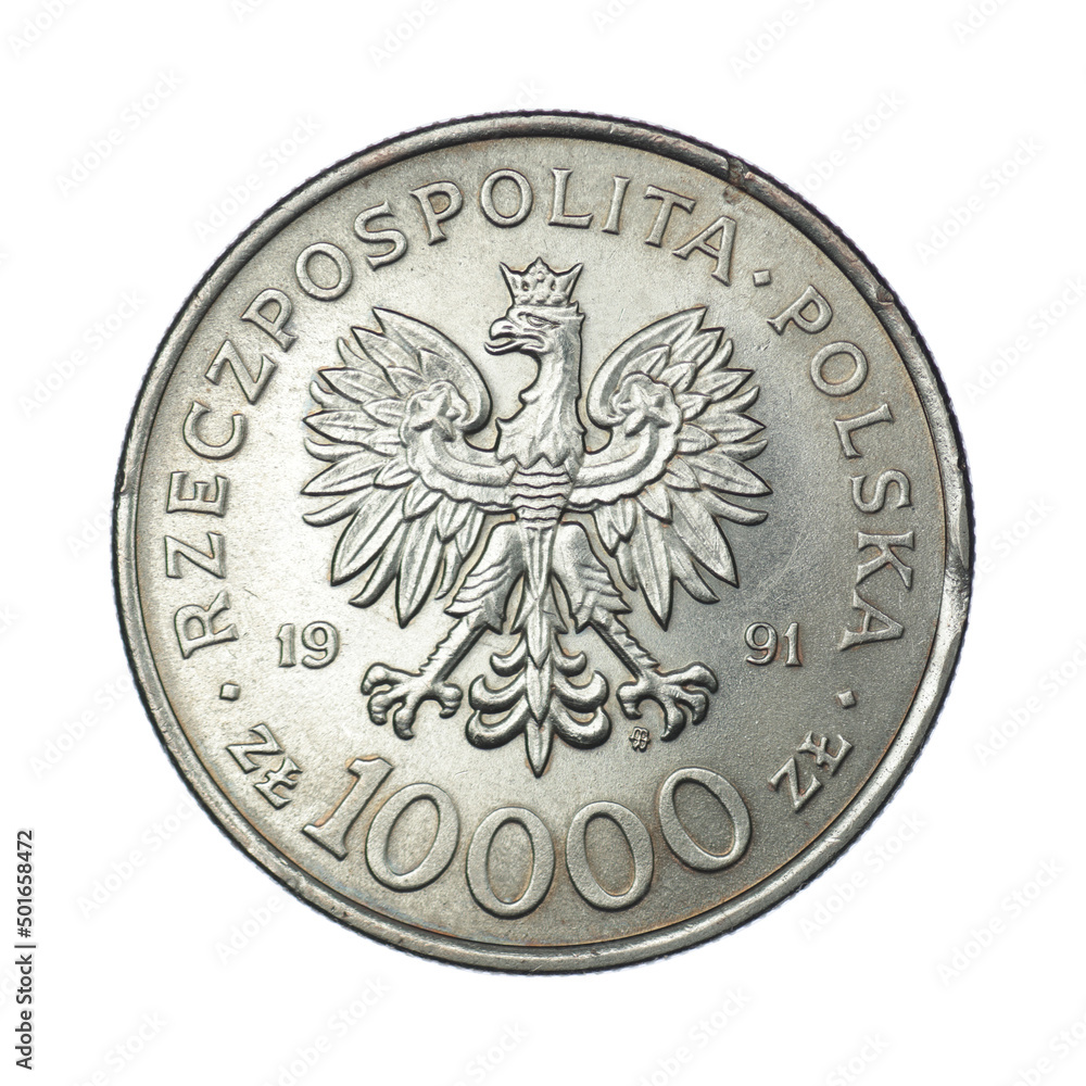 10,000 zlotys 1991 - 200th anniversary of the Constitution of May 3, ten thousand zlotys