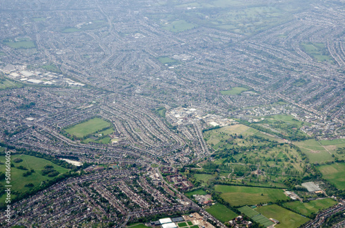 View of London Borough of Sutton, South London