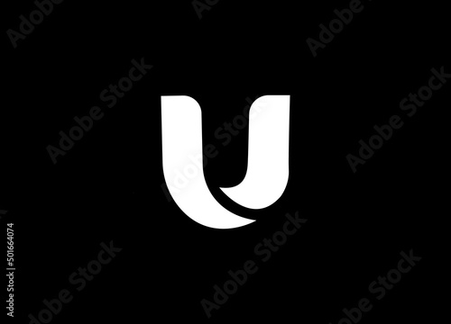 Letter U logo icon design template elements