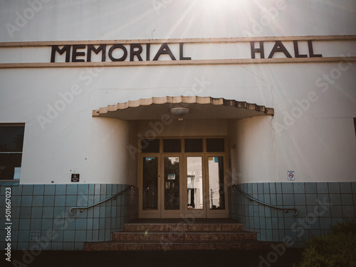 entrance to the building photo