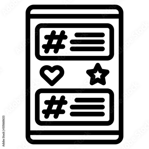hashtag