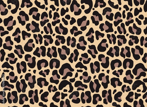 Seamless leopard pattern, camouflage, trendy texture for print clothes, fabrics.