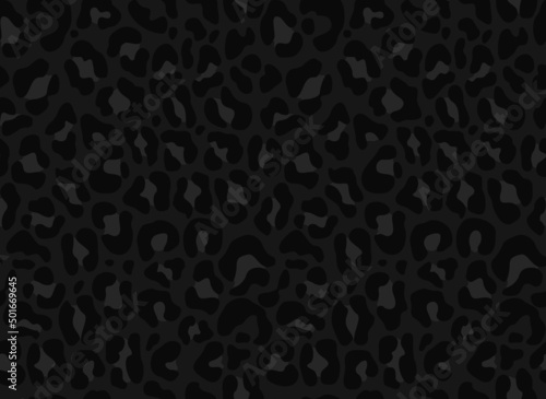  abstract leopard vector texture seamless pattern, camouflage, night background.