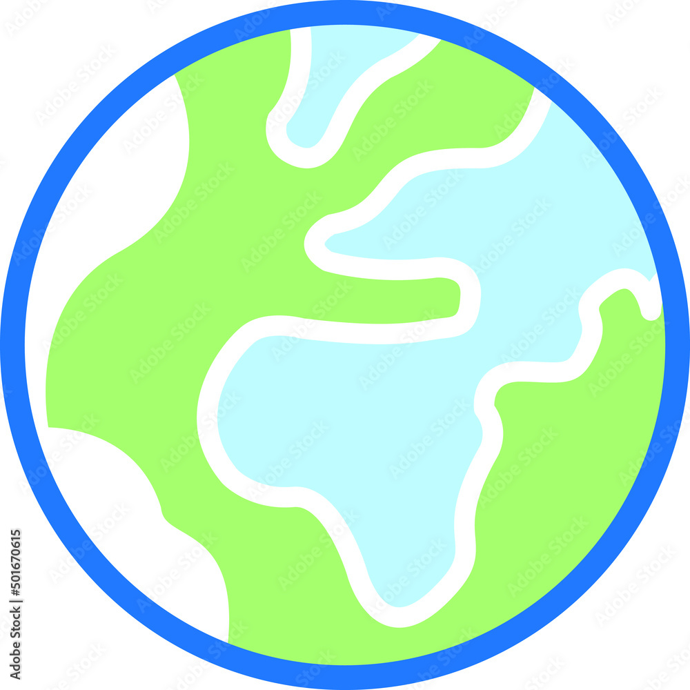 Planet icon, earth icon vector Planet icon, earth icon vector