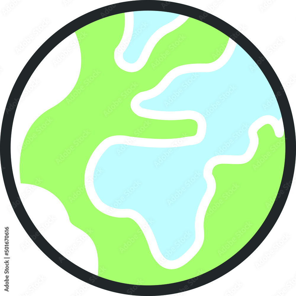 Planet Icon, Global Icon Vector Planet Icon, Global Icon Vector