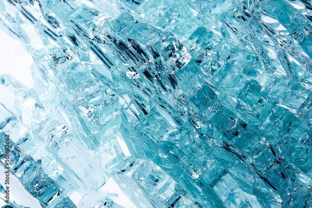 gesplittertes Glas, Sicherheitsglas, Splitter. gesplittertes Glas, Sicherheitsglas, Splitter.