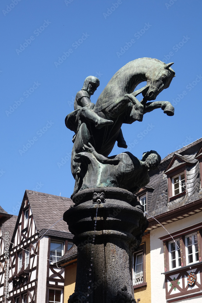 Obraz premium Martinsbrunnen in Cochem