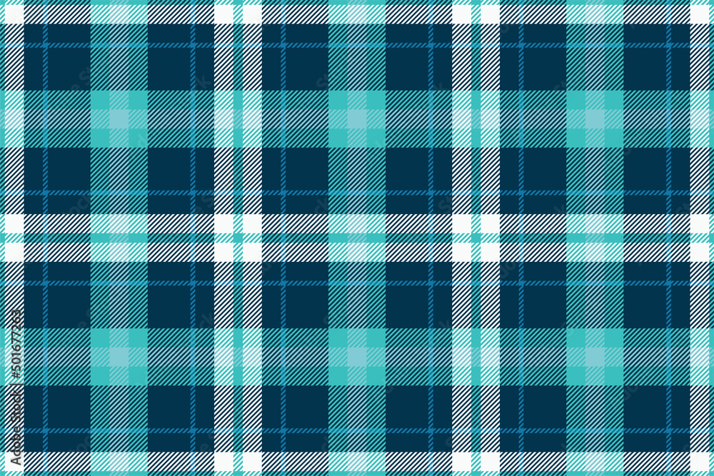Vecteur Stock Plaid background, check seamless pattern in blue. Vector  fabric texture for textile print, wrapping paper, gift card or wallpaper. |  Adobe Stock