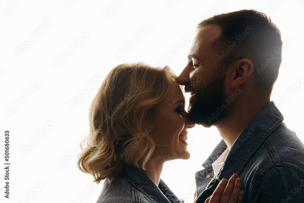 portrait of a couple. close portrait of a couple in love.
portrait man woman on white background. portrait of a couple. close portrait of a couple in love.
portrait man woman on white background.