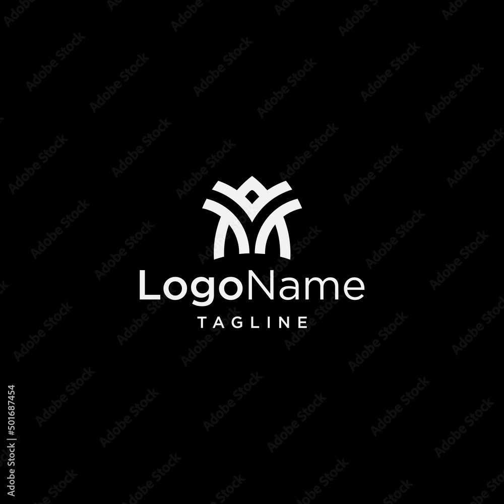 simple and modern letter A building design template elements simple and modern letter A building design template elements