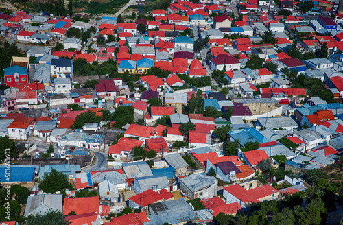 Azerbaijan, Baku, Unusual angle