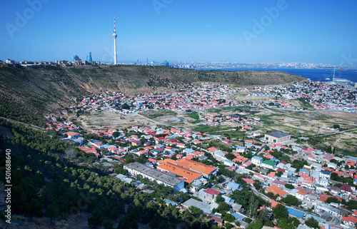Azerbaijan, Baku, Unusual angle