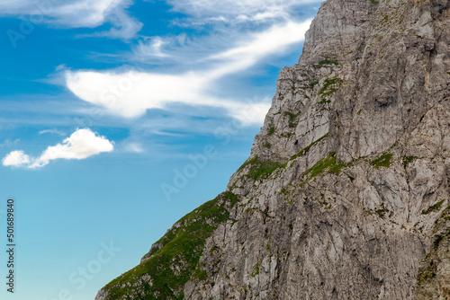 Dettaglio del Gran Sasso dalla Madonnina a Prati di Tivo