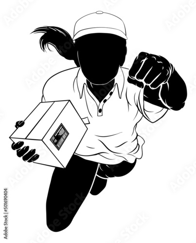 Silhouette Super Hero Deliv...