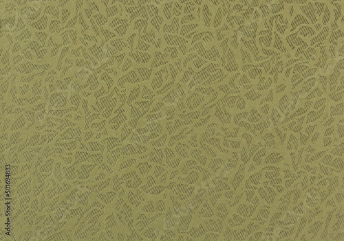 紙唐草模様エンボス画用紙 緑色モスグリーンweb背景デザイン素材パターン Paper arabesque embossed drawing paper green moss green web background design material pattern 