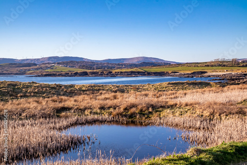 Dunkineely seen from McSwynes castle at St Johns Point in County Donegal - Ireland.