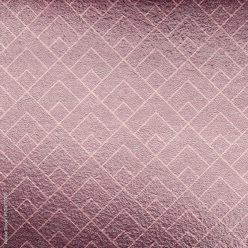 Pink Art Deco abstract background. Texture with geometric pattern